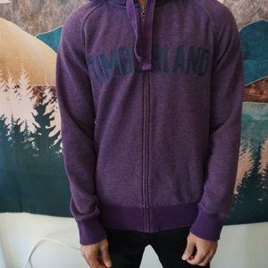 Purple Timberland hoodie